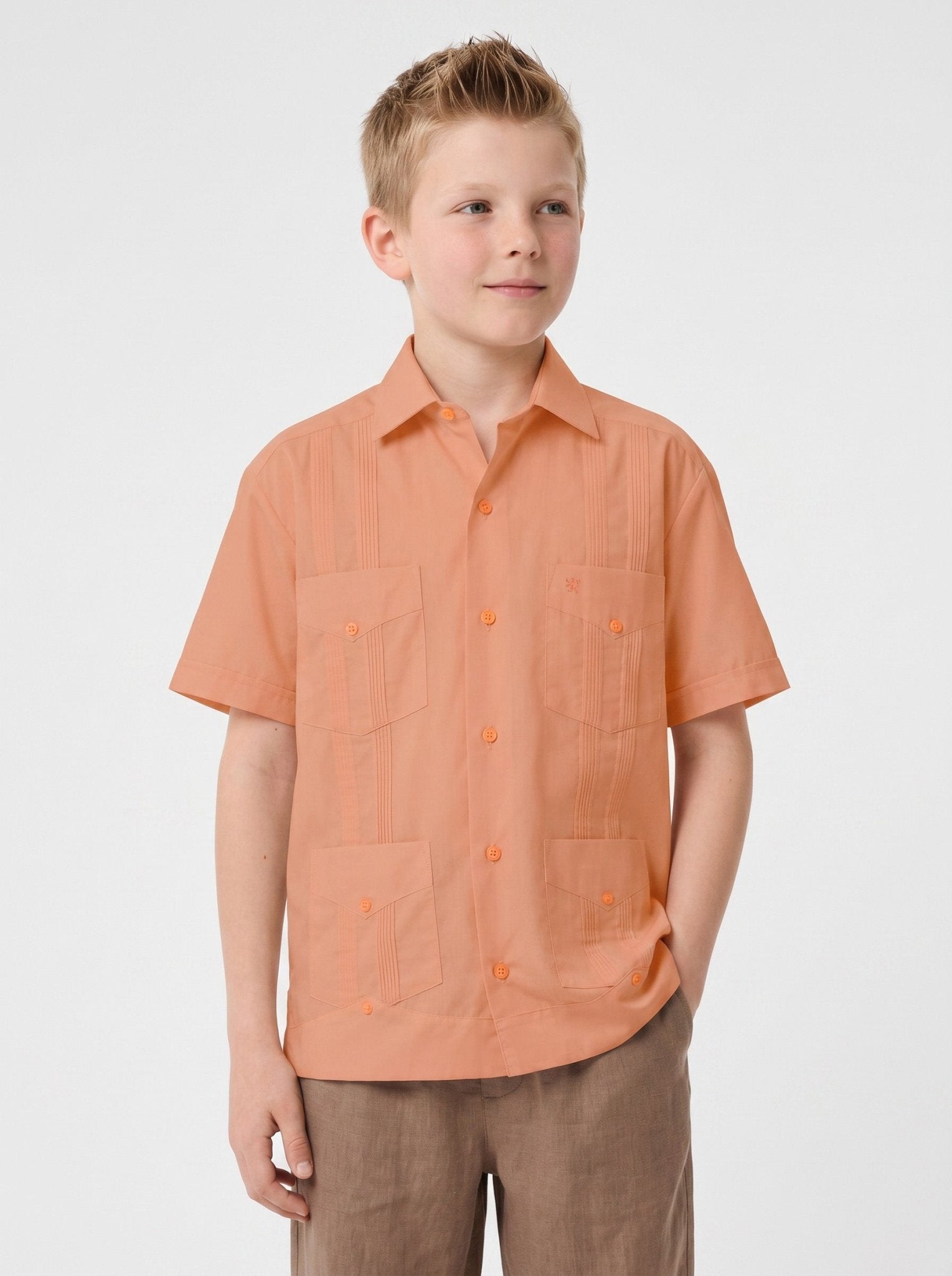 Manchester Junior Guayabera Algodón y Poliéster - Manchester