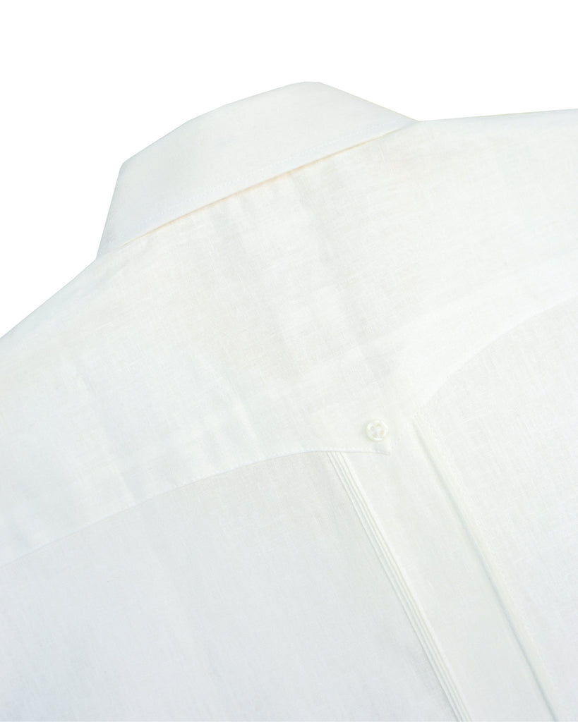 Manchester Junior Guayabera Manga Corta - Mezcla Lino - Manchester