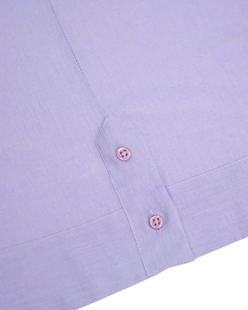 Manchester Junior Guayabera Manga Corta - Mezcla Lino - Manchester