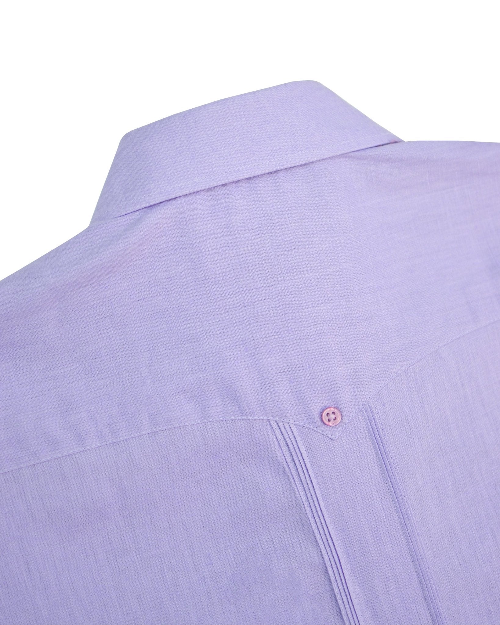 Manchester Junior Guayabera Manga Corta - Mezcla Lino - Manchester