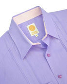Manchester Junior Guayabera Manga Corta - Mezcla Lino - Manchester