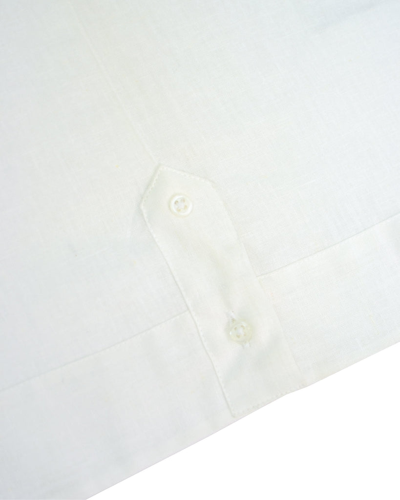 Manchester Junior Guayabera Manga Corta - Mezcla Lino - Manchester