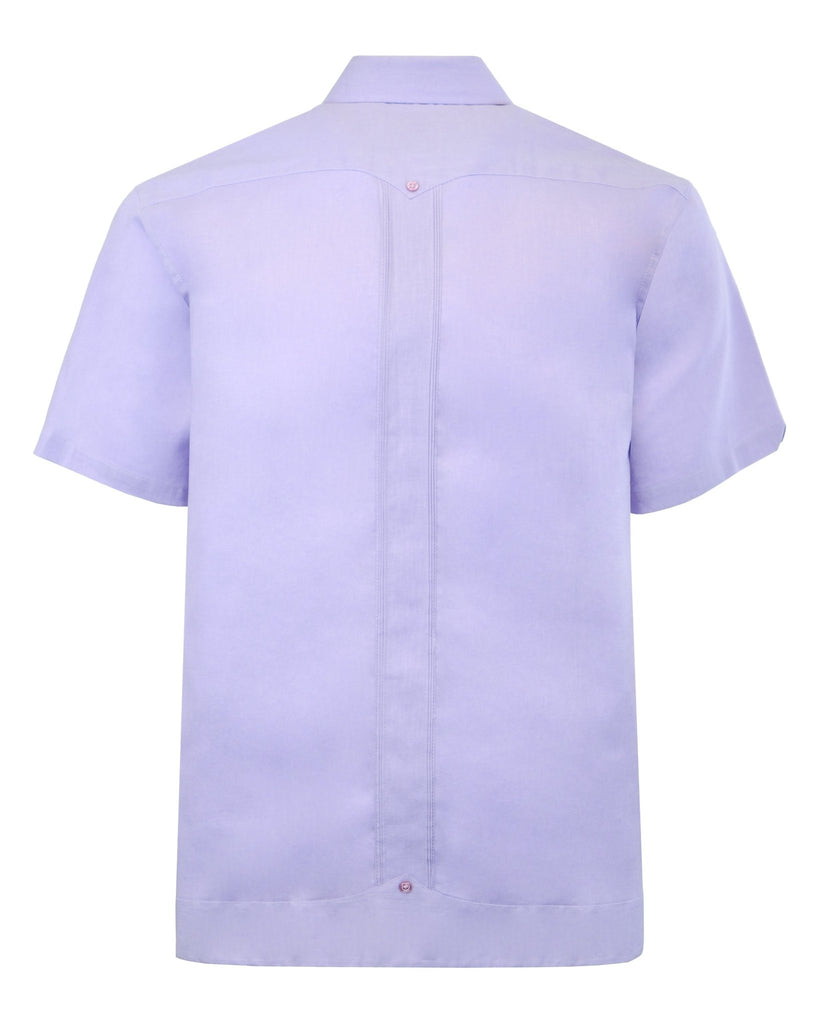 Manchester Junior Guayabera Manga Corta - Mezcla Lino - Manchester