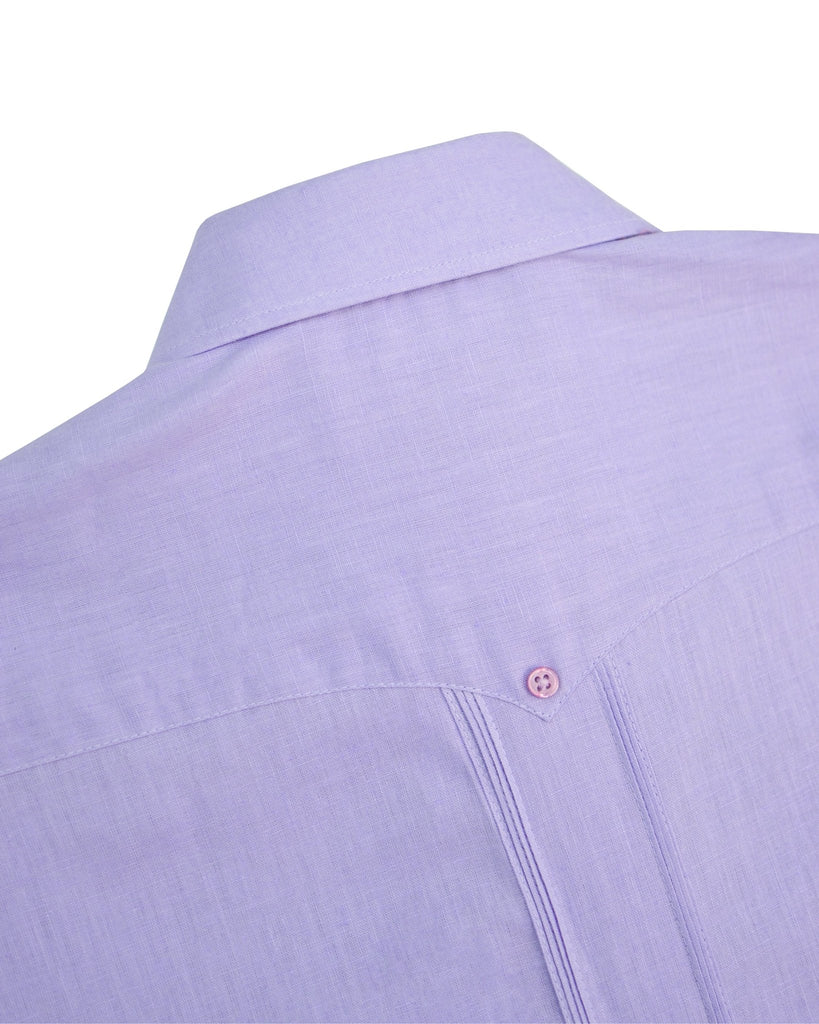 Manchester Junior Guayabera Manga Corta - Mezcla Lino - Manchester