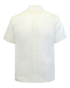 Manchester Junior Guayabera Manga Corta - Mezcla Lino - Manchester