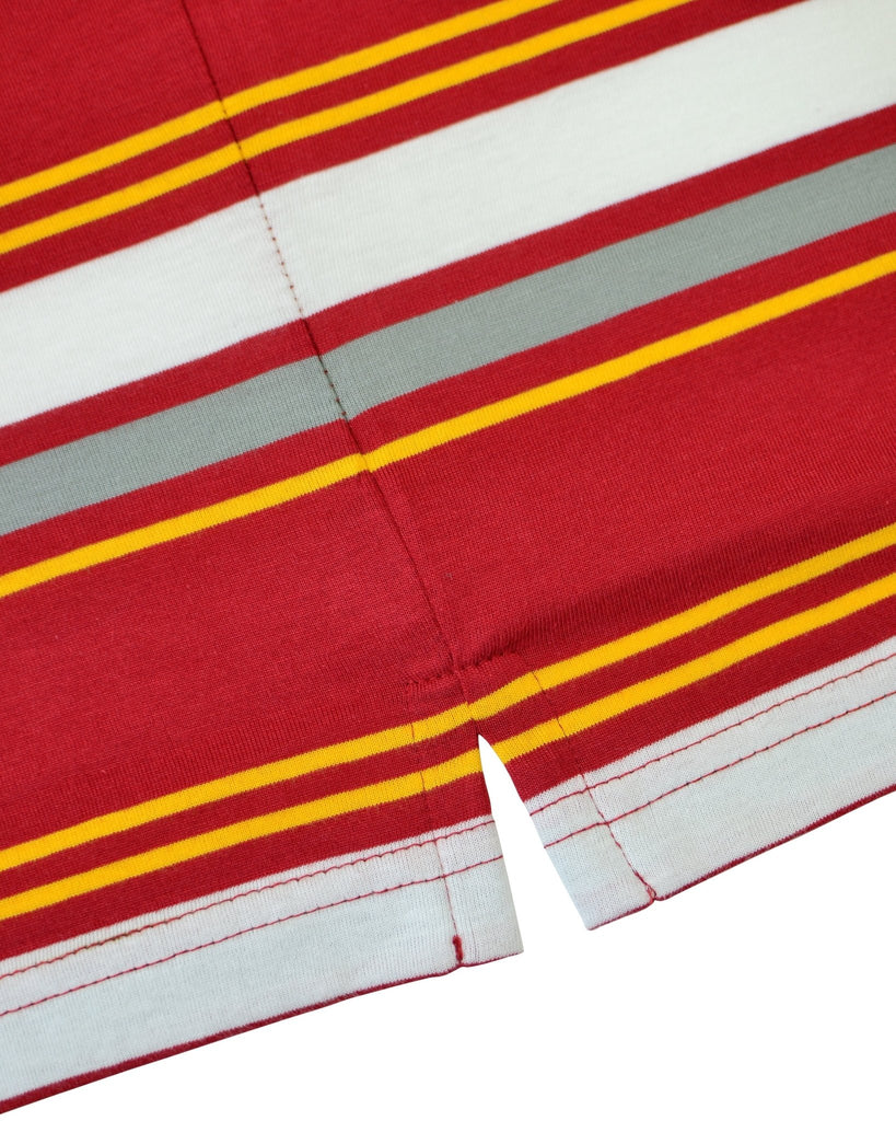 Manchester Junior Polo 100% Algodón Patrón de Rayas - Manga Corta - Manchester