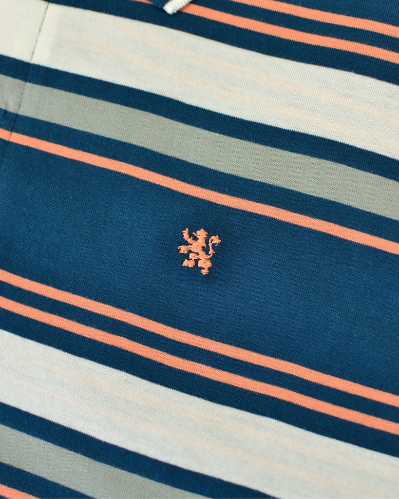 Manchester Junior Polo 100% Algodón Patrón de Rayas - Manga Corta - Manchester