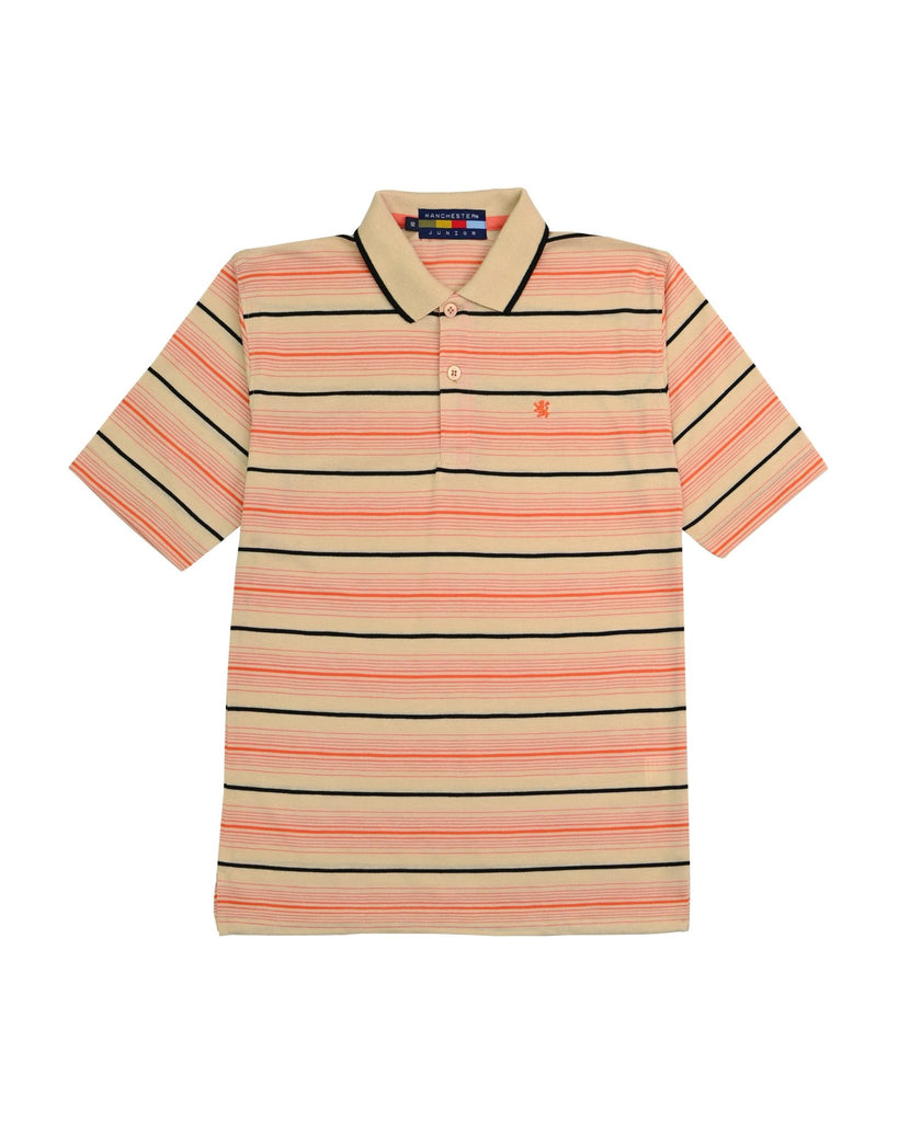 Manchester Junior Polo 100% Algodón Rayas - Manga Corta - Manchester
