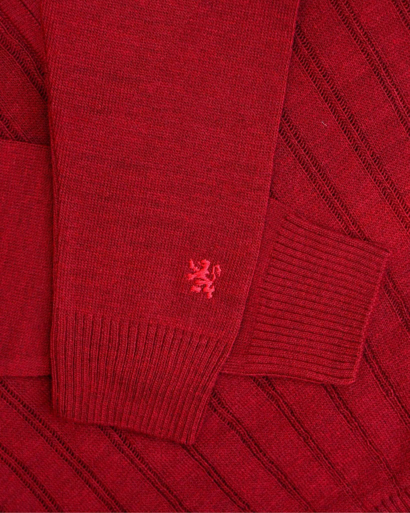 Manchester Junior Suéter para Niños en Acrilico - Cuello Mock - Manchester