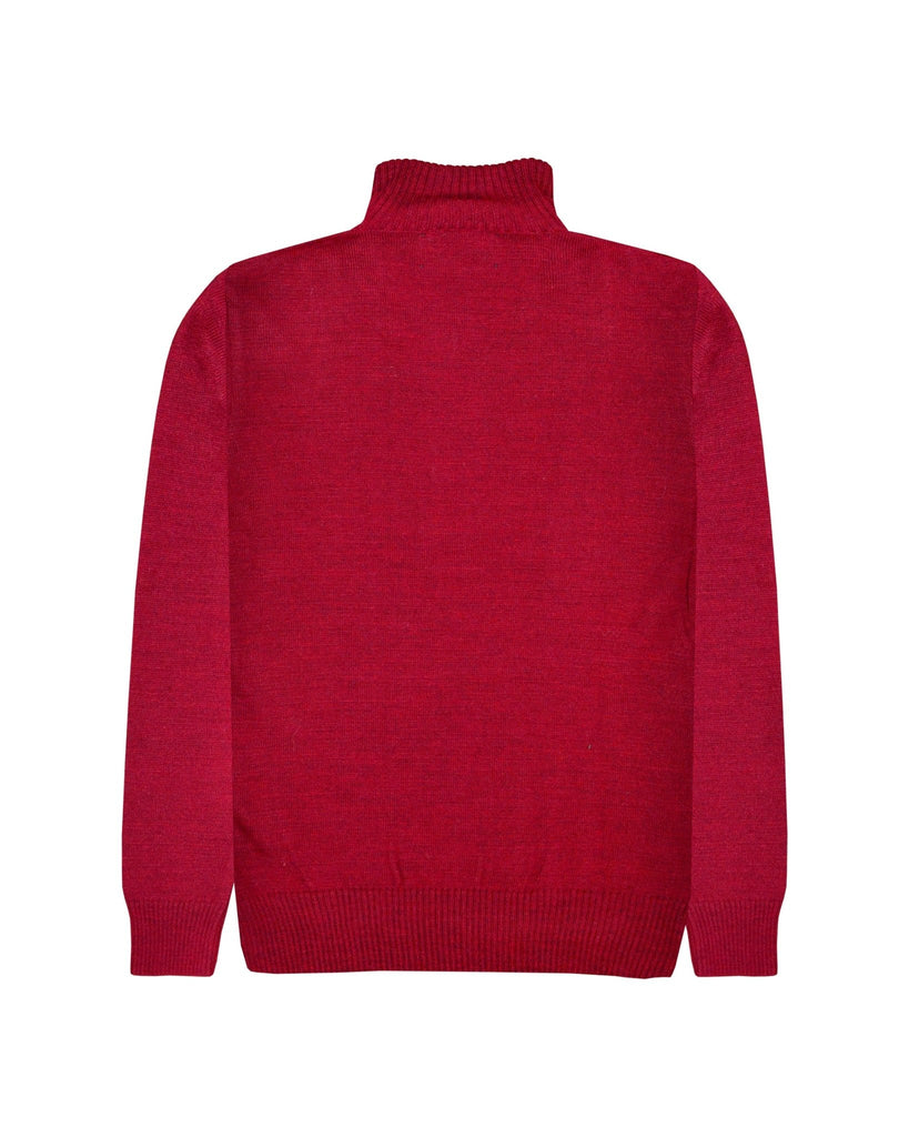 Manchester Junior Suéter para Niños en Acrilico - Cuello Mock - Manchester