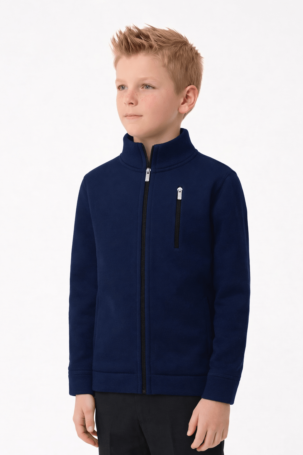 Manchester Junior Sweater Liso a Punto - Manchester