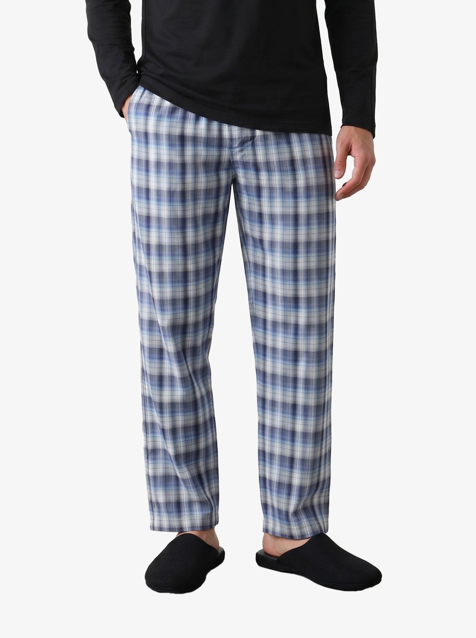Manchester Pantalón de Pijama Algodón y Poliéster color azul para hombre