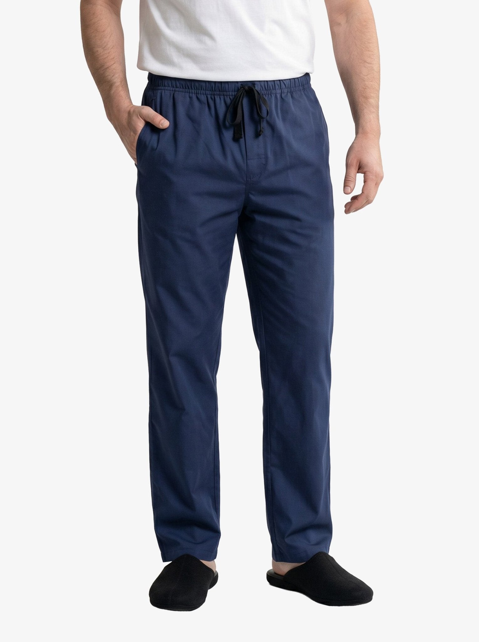 Manchester Pantalón de Pijama con Bolsillos Algodón y Poliéster color marino para hombre