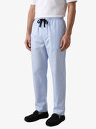 Manchester Pantalón de Pijama Líneas de Cuadrícula color marino para hombre