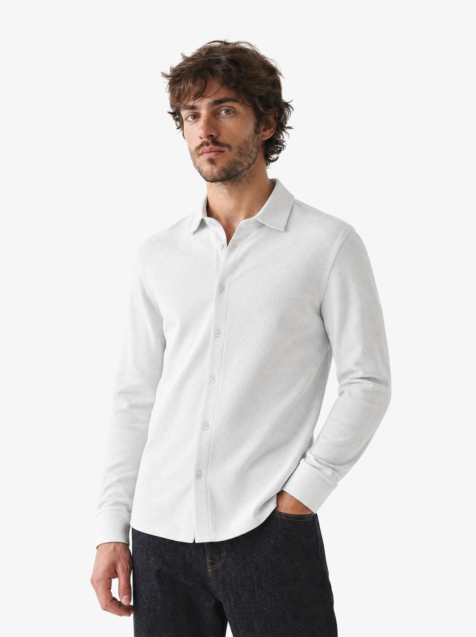Manchester Performance Camisa Casual Slim Fit - Manchester