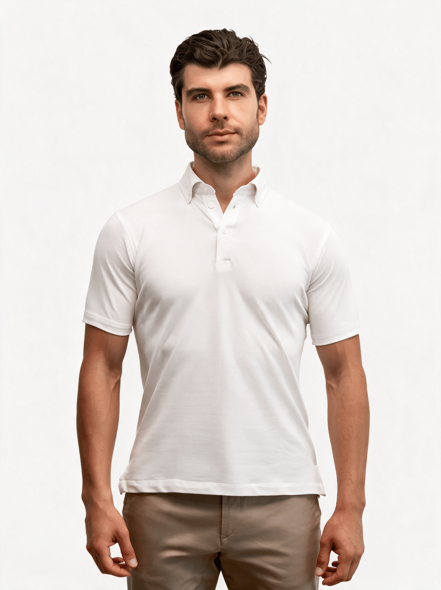 Manchester Performance Playera Tipo Polo Algodón-Poliéster-Spandex - Manga Corta - Manchester