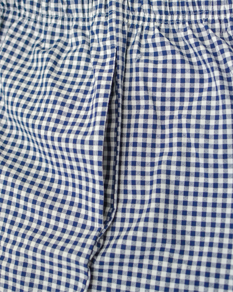 Manchester Pijama Corta de Cuadros en 100% Algodón - Manchester