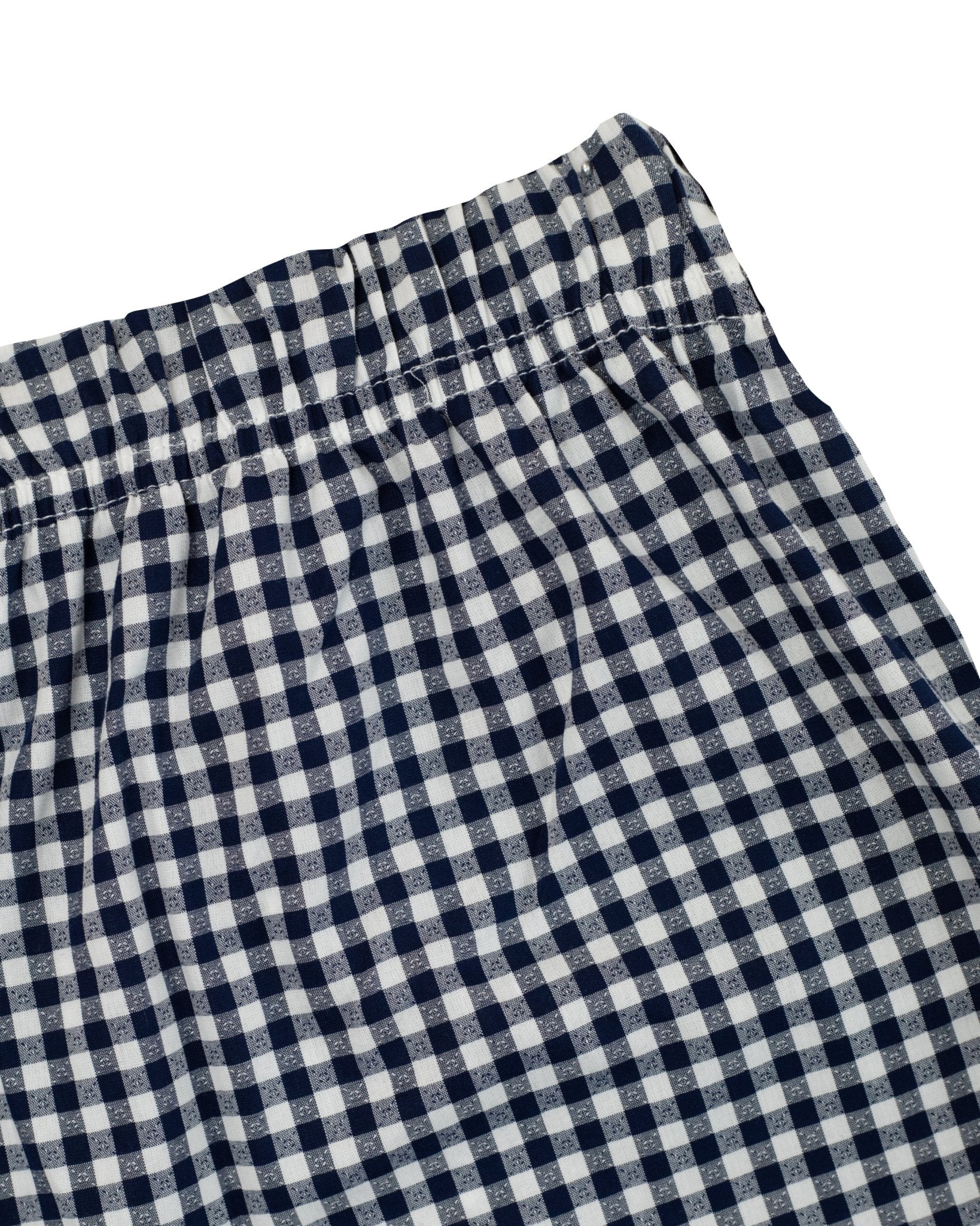Manchester Pijama Corta de Cuadros en 100% Algodón - Manchester
