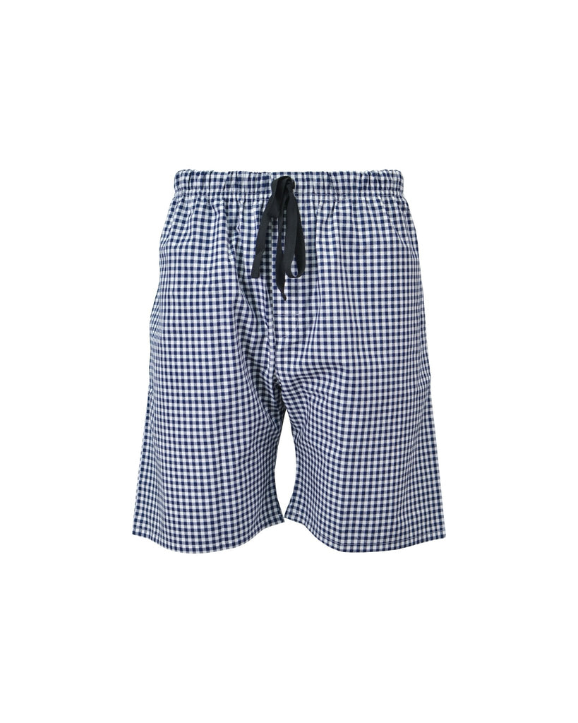 Manchester Pijama Corta de Cuadros en 100% Algodón - Manchester