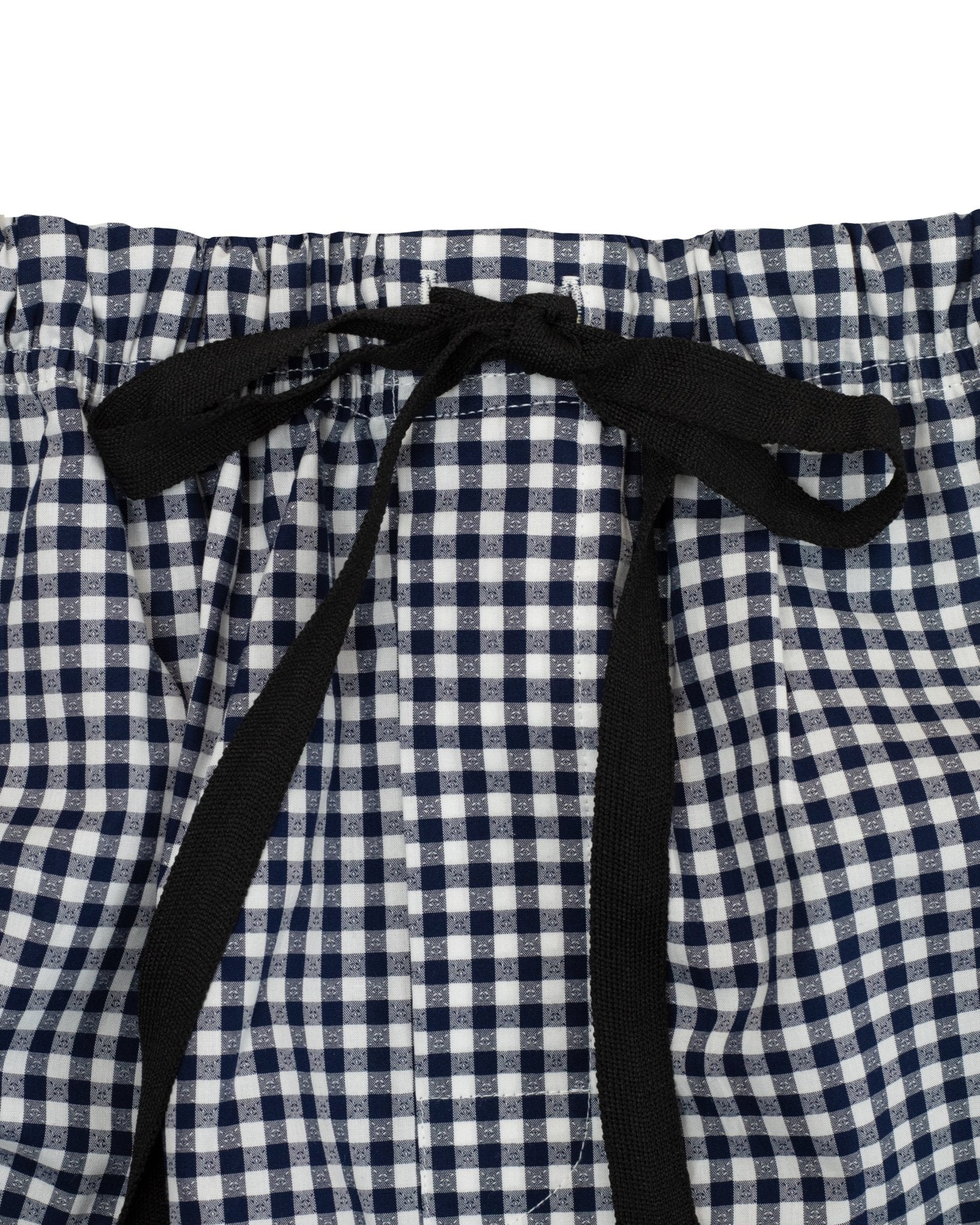 Manchester Pijama Corta de Cuadros en 100% Algodón color marino para hombre