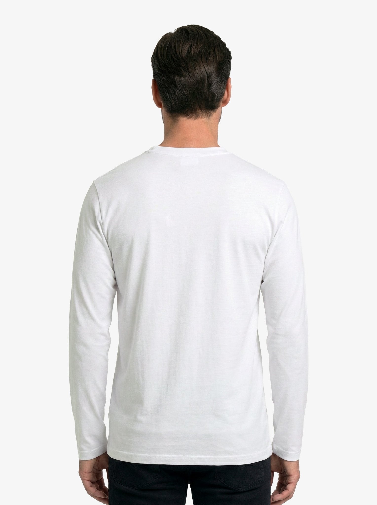 Manchester Playera Cuello Redondo Lisa Poliéster y Algodón Manga Larga - Manchester