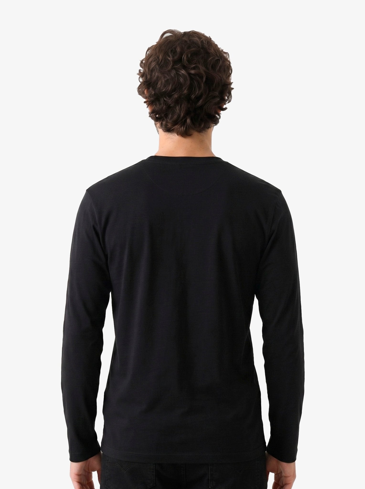Manchester Playera Cuello Redondo Lisa Poliéster y Algodón Manga Larga - Manchester