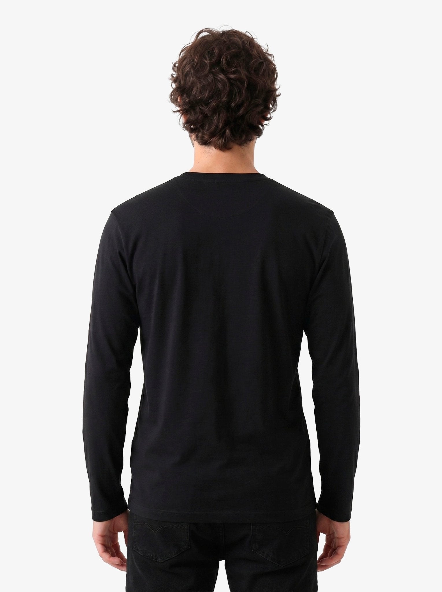 Manchester Playera Cuello Redondo Lisa Poliéster y Algodón Manga Larga - Manchester