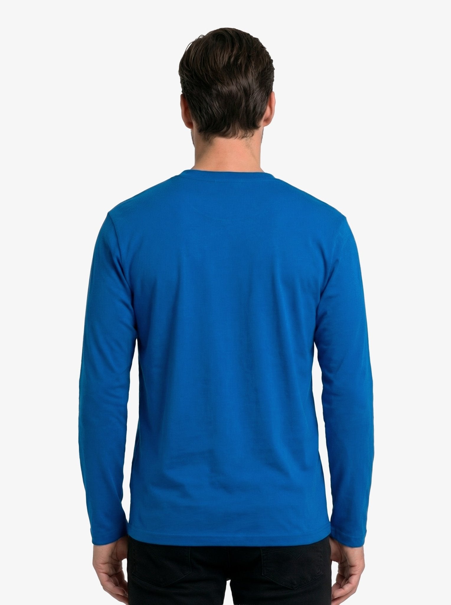 Manchester Playera Cuello Redondo Lisa Poliéster y Algodón Manga Larga - Manchester