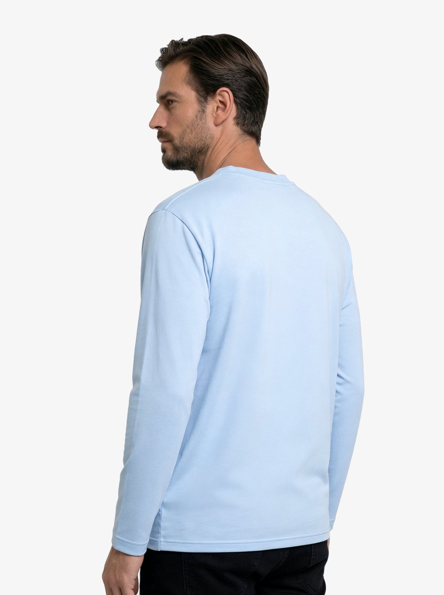 Manchester Playera Cuello Redondo Poliéster-Algodón - Manga Larga - Manchester