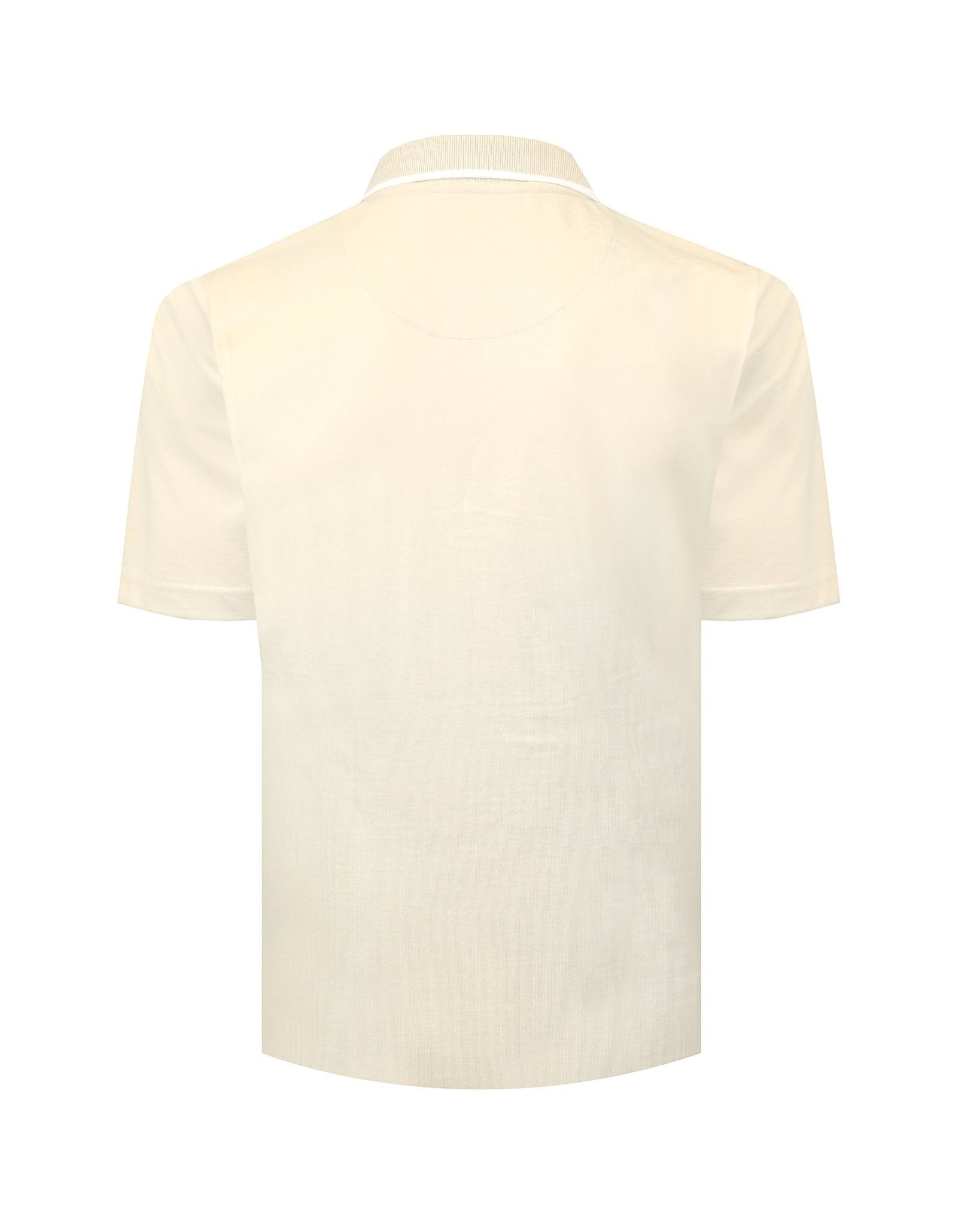 Manchester Playera Polo Casual a Rayas con Bolsillo Frontal - Manchester