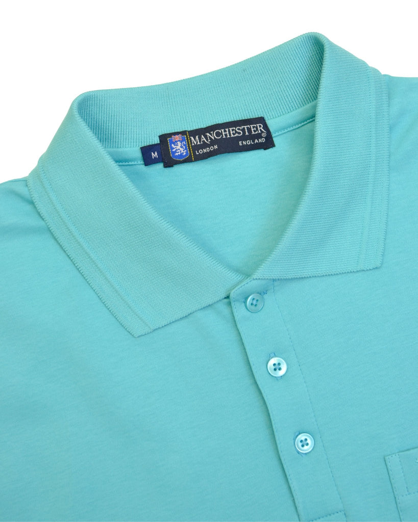 Manchester Playera Polo Lisa 100% Algodón Supima - Manga Corta - Manchester