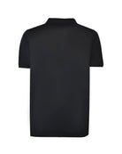 Manchester Playera Polo Lisa Big and Tall Poliéster y Algodón Manga Corta color negro para hombre