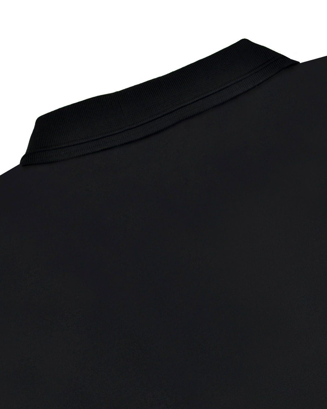 Manchester Playera Polo Lisa Big and Tall Poliéster y Algodón Manga Corta color negro para hombre