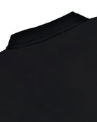 Manchester Playera Polo Lisa Big and Tall Poliéster y Algodón Manga Corta color negro para hombre
