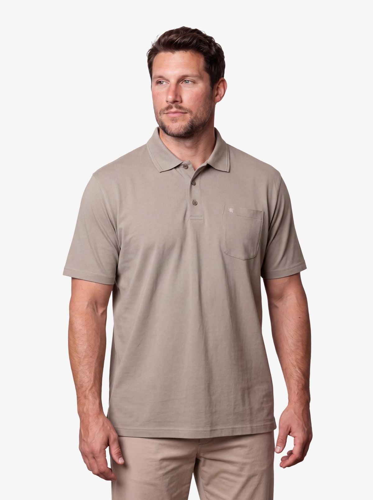 Manchester Playera Polo Lisa Big and Tall Poliéster y Algodón Manga Corta - Manchester