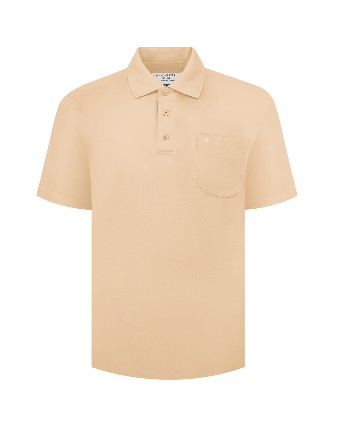 Manchester Playera Polo Lisa Big and Tall Poliéster y Algodón Manga Corta - Manchester