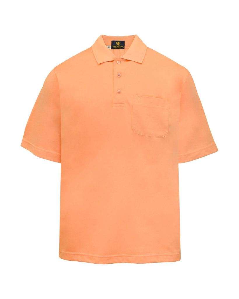 Manchester Playera Polo Lisa Big and Tall Poliéster y Algodón Manga Corta - Manchester