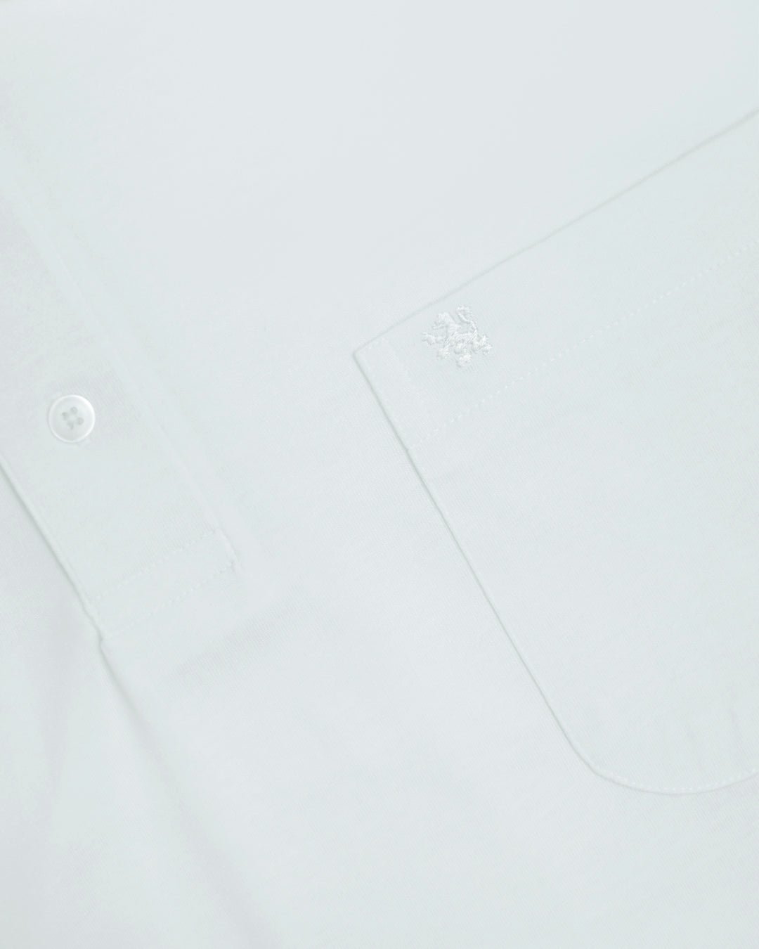 Manchester Playera Polo Lisa Big and Tall Poliéster y Algodón Manga Corta color blanco para hombre