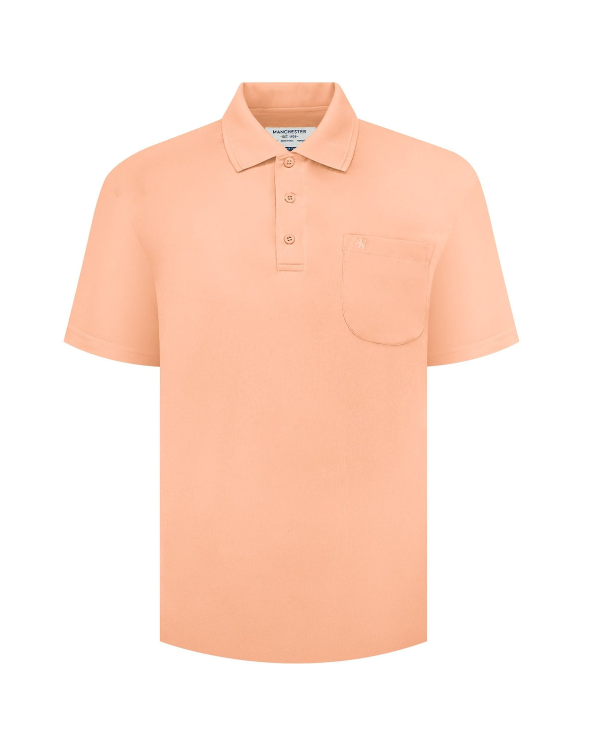 Manchester Playera Polo Lisa Big and Tall Poliéster y Algodón Manga Corta - Manchester