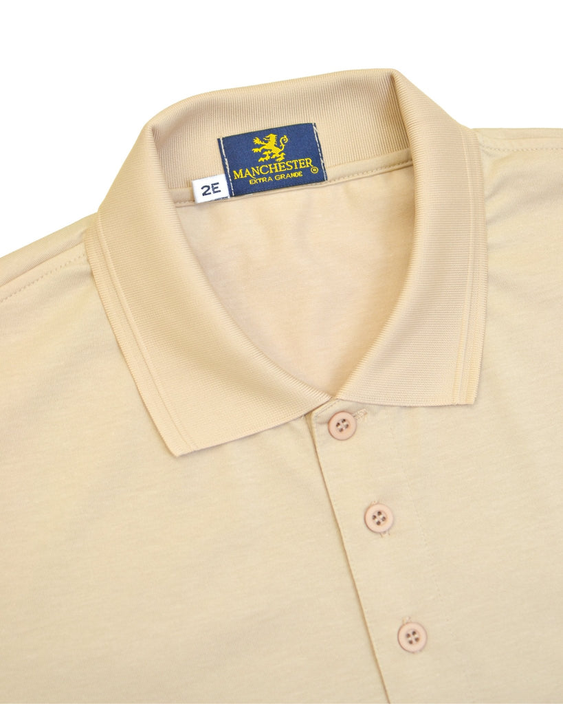 Manchester Playera Polo Lisa Big and Tall Poliéster y Algodón Manga Corta - Manchester