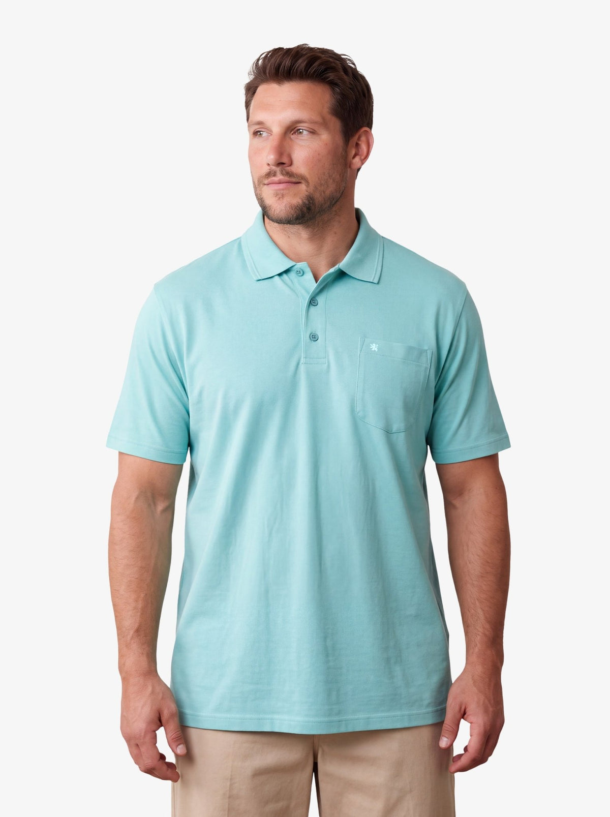 Manchester Playera Polo Lisa Big and Tall Poliéster y Algodón Manga Corta - Manchester