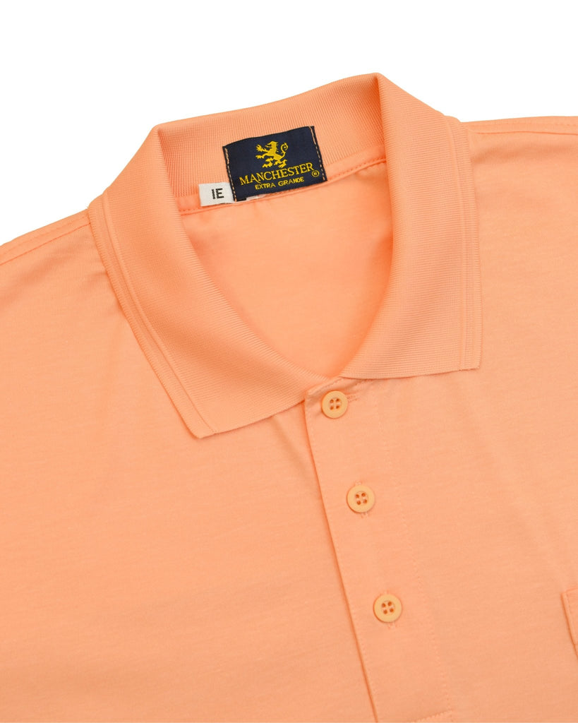 Manchester Playera Polo Lisa Big and Tall Poliéster y Algodón Manga Corta - Manchester