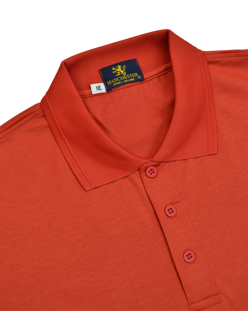 Manchester Playera Polo Lisa Big and Tall Poliéster y Algodón Manga Corta - Manchester