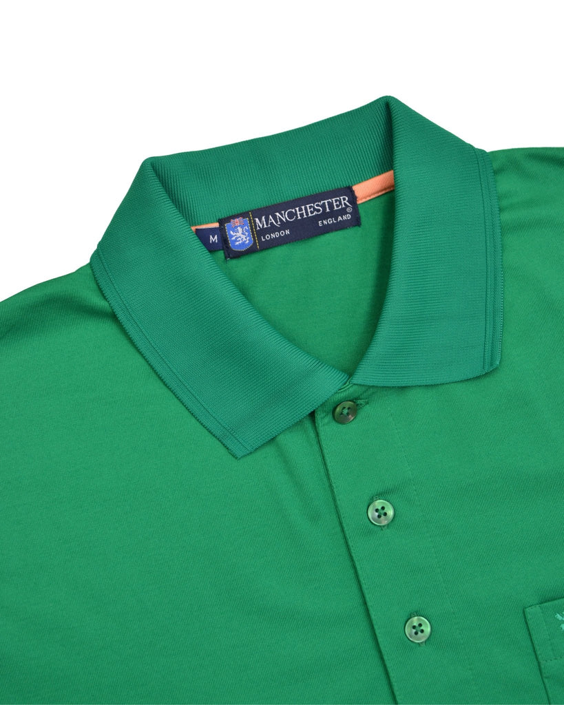 Manchester Playera Polo Lisa Poliéster y Algodón Manga Corta - Manchester