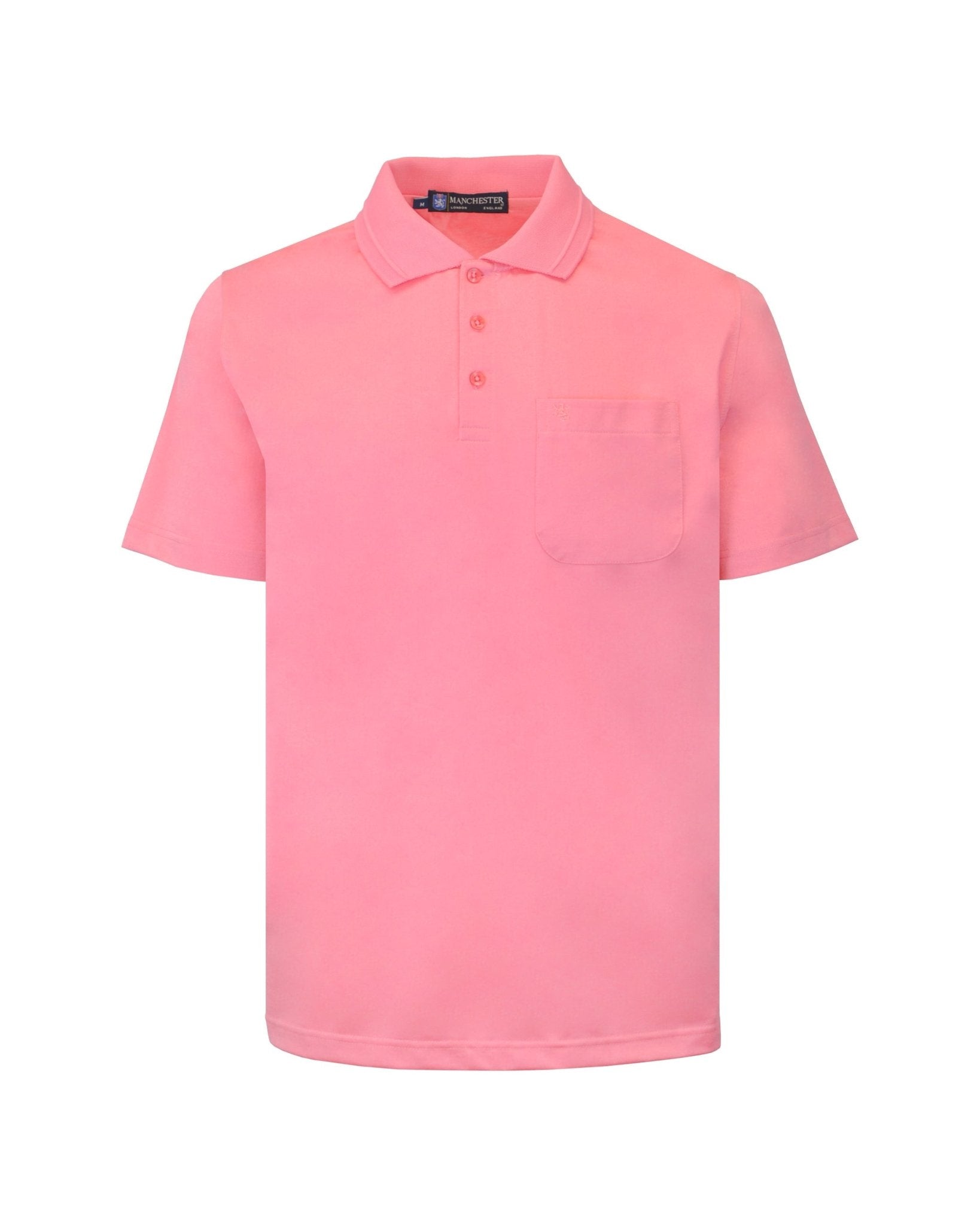 Manchester Playera Polo Lisa Poliéster y Algodón Manga Corta - Manchester