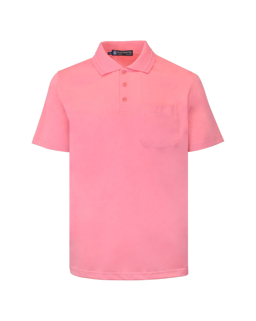 Manchester Playera Polo Lisa Poliéster y Algodón Manga Corta - Manchester