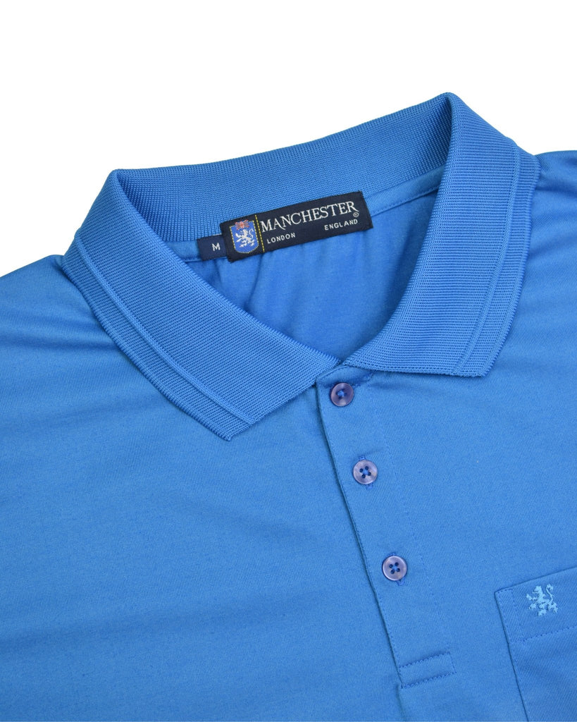 Manchester Playera Polo Lisa Poliéster y Algodón Manga Corta - Manchester
