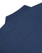 Manchester Playera Polo Lisa Poliéster y Algodón Manga Larga color marino para hombre