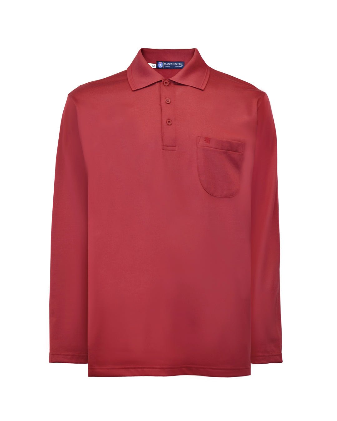 Manchester Playera Polo Lisa Poliéster y Algodón Manga Larga - Manchester