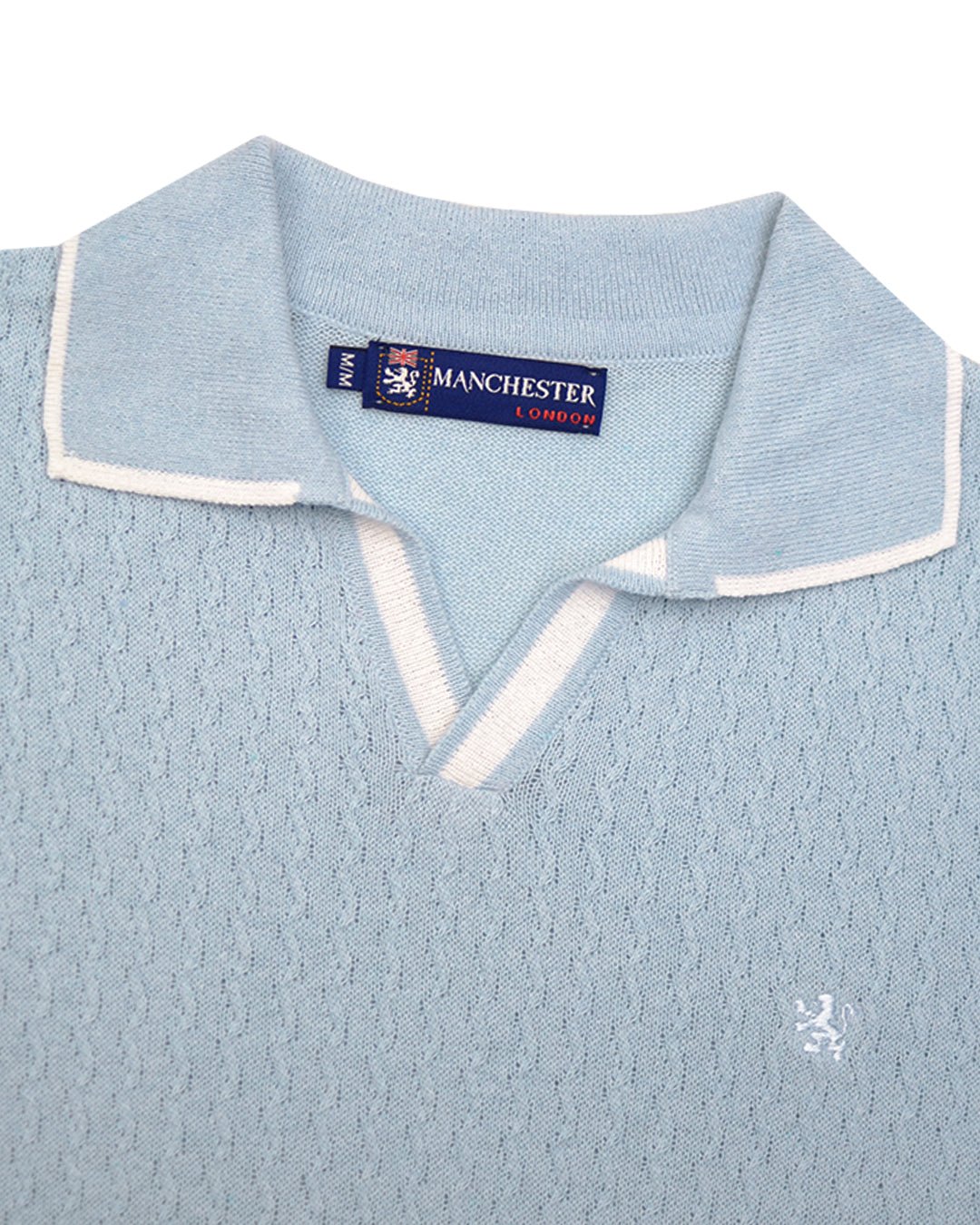 Manchester Playera Polo Tejida Skyline  - Manchester